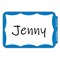 C-Line Products 3-1/2" x 2-1/4" Blue Border Self-Adhesive Name Tags, 100/BX, 10BX/CT 92265-CT - alternate 1
